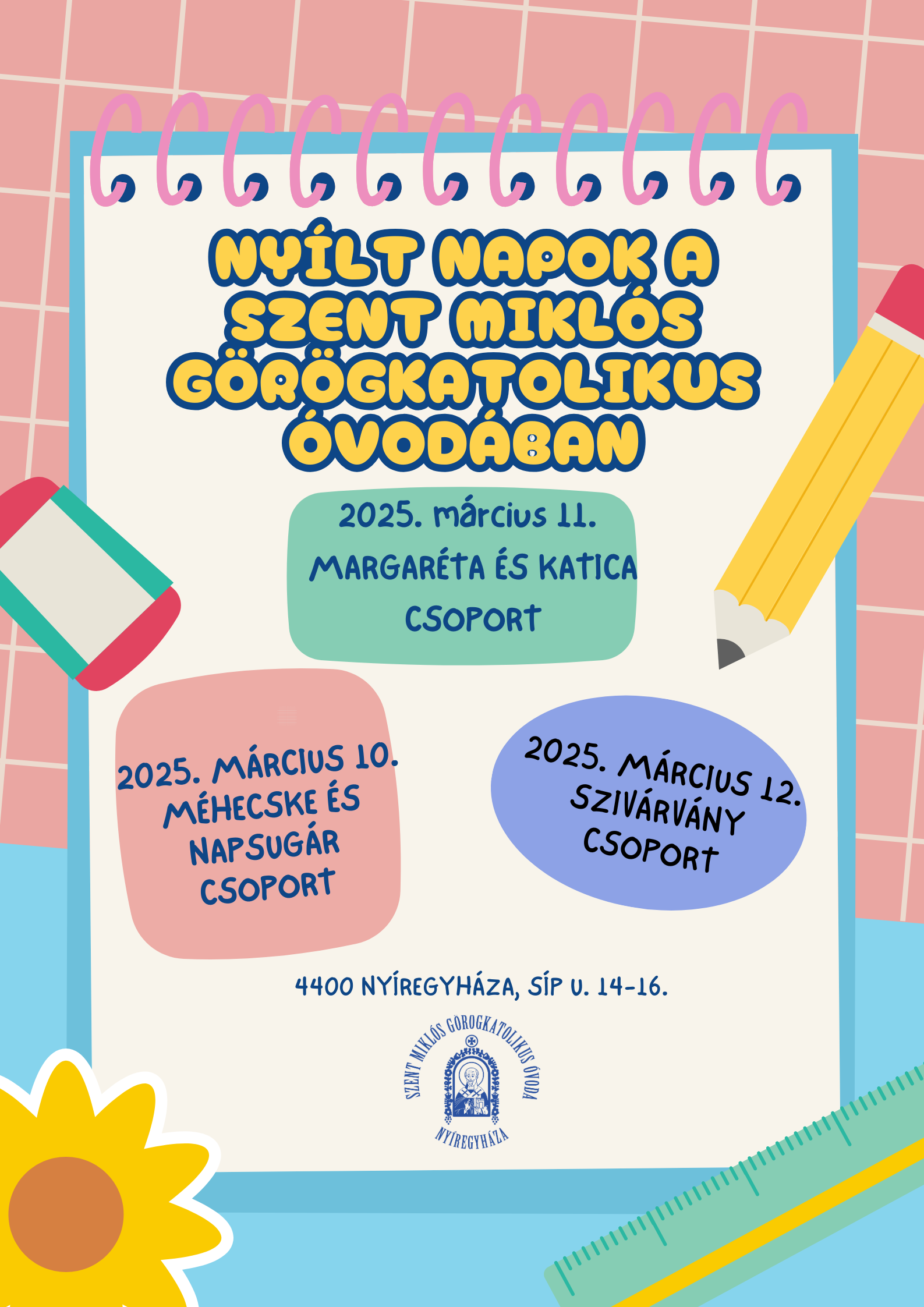 Nyílt napok 2025. március 10-11-12.